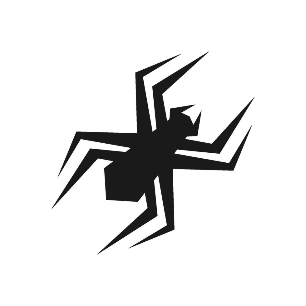araña logo icono diseño vector