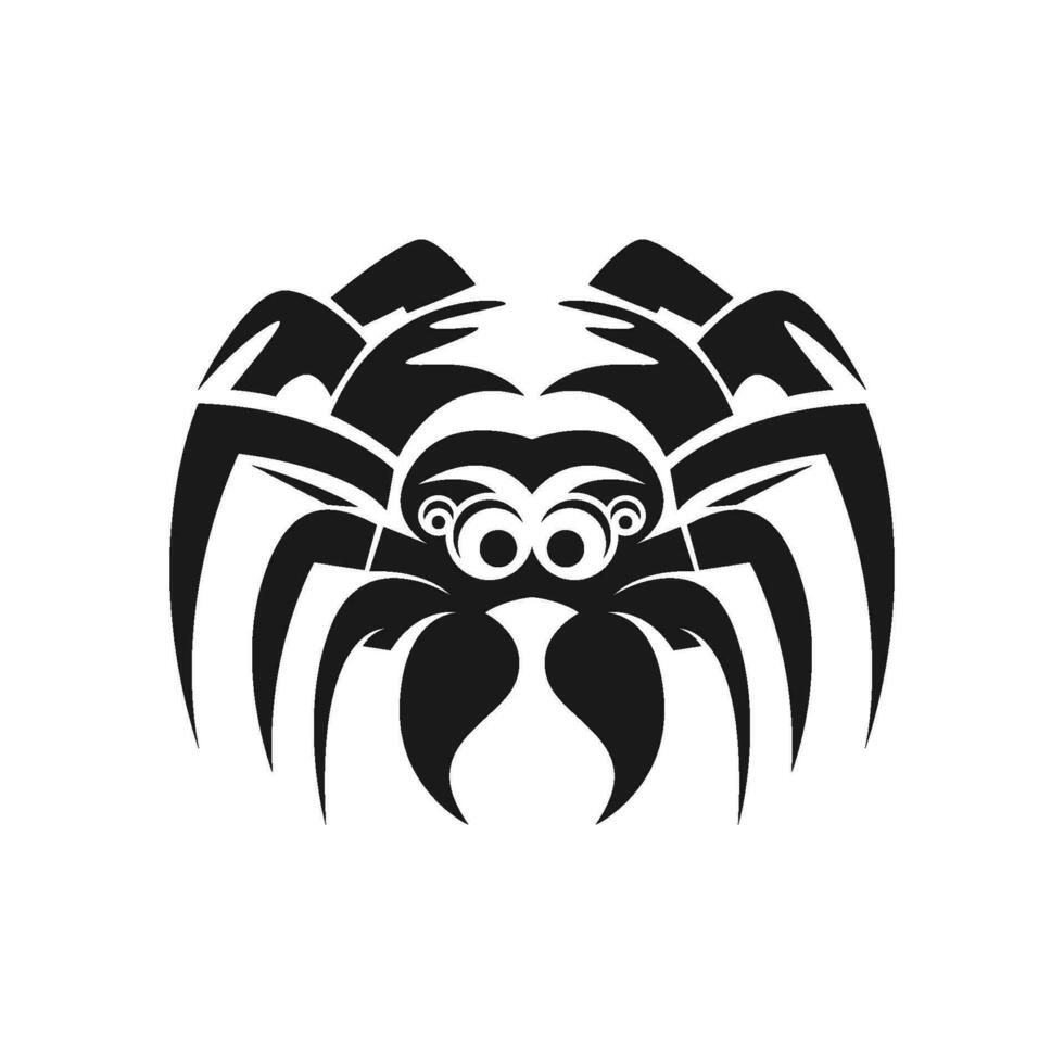 araña logo icono diseño vector