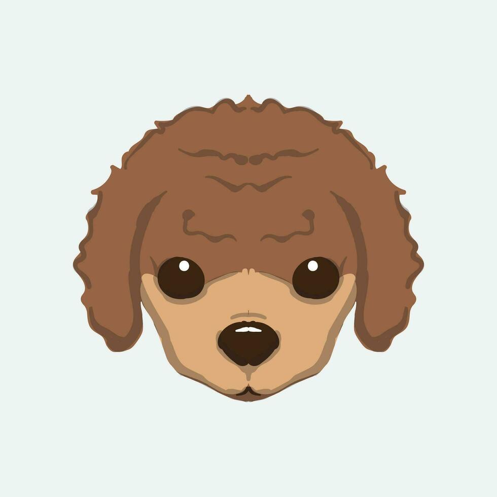 cute head dog vector illustration prfect for cute pet dog vector design