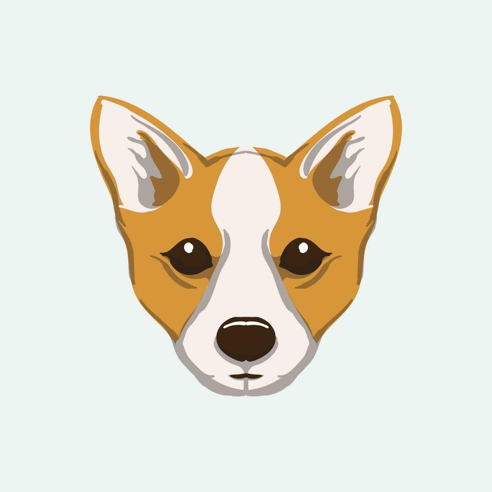 cute head dog vector illustration prfect for cute pet dog vector design