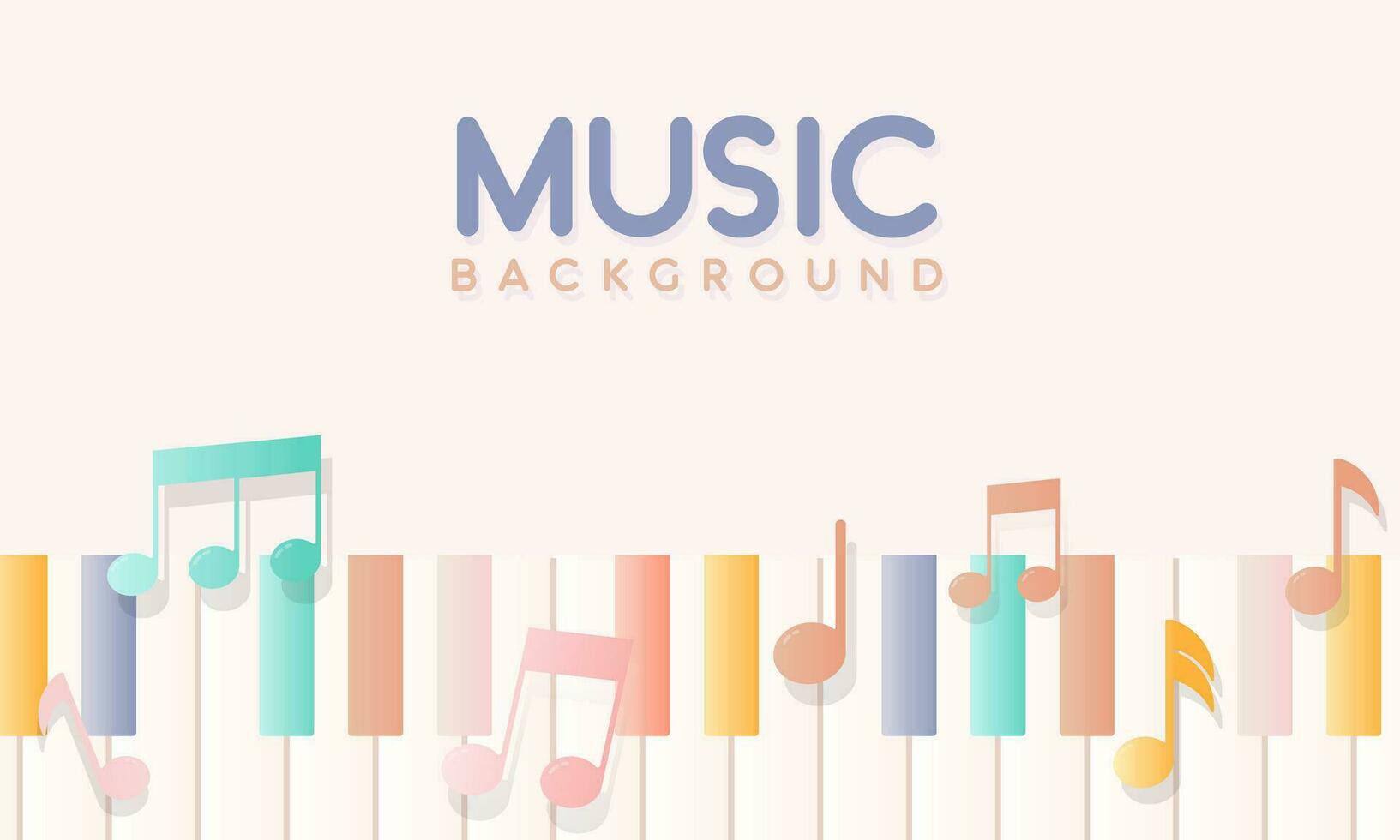 Music notes, song, melody or tune logo vector