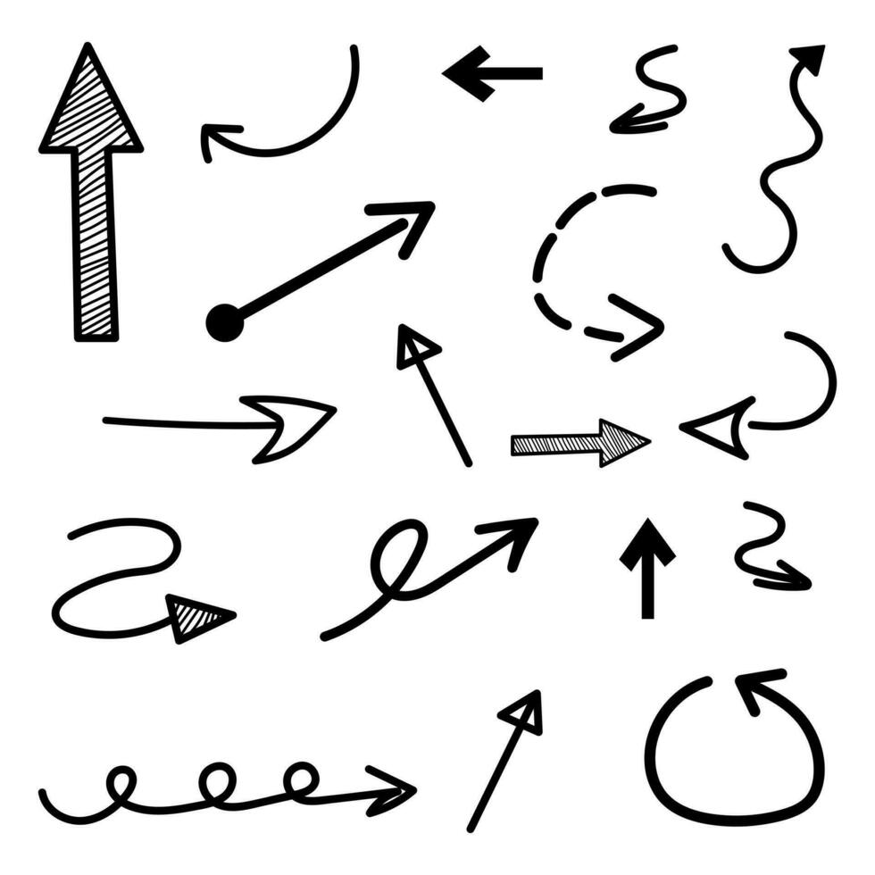 Illustration with vector arrows