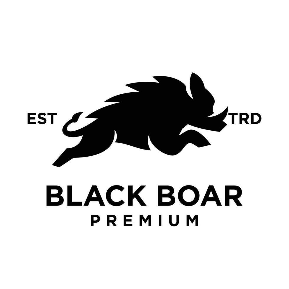 Boar logo icon design illustration vector