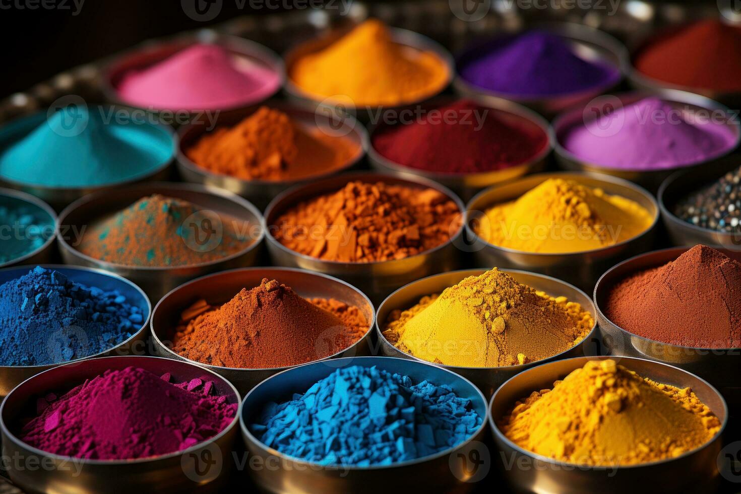 AI generated Holi powders craft nostalgic patterns with a twist, holi festival image download photo