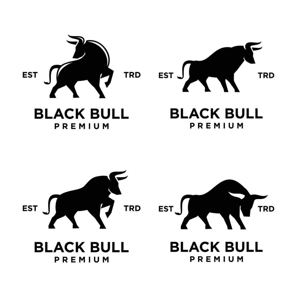toro logo icono diseño ilustración vector