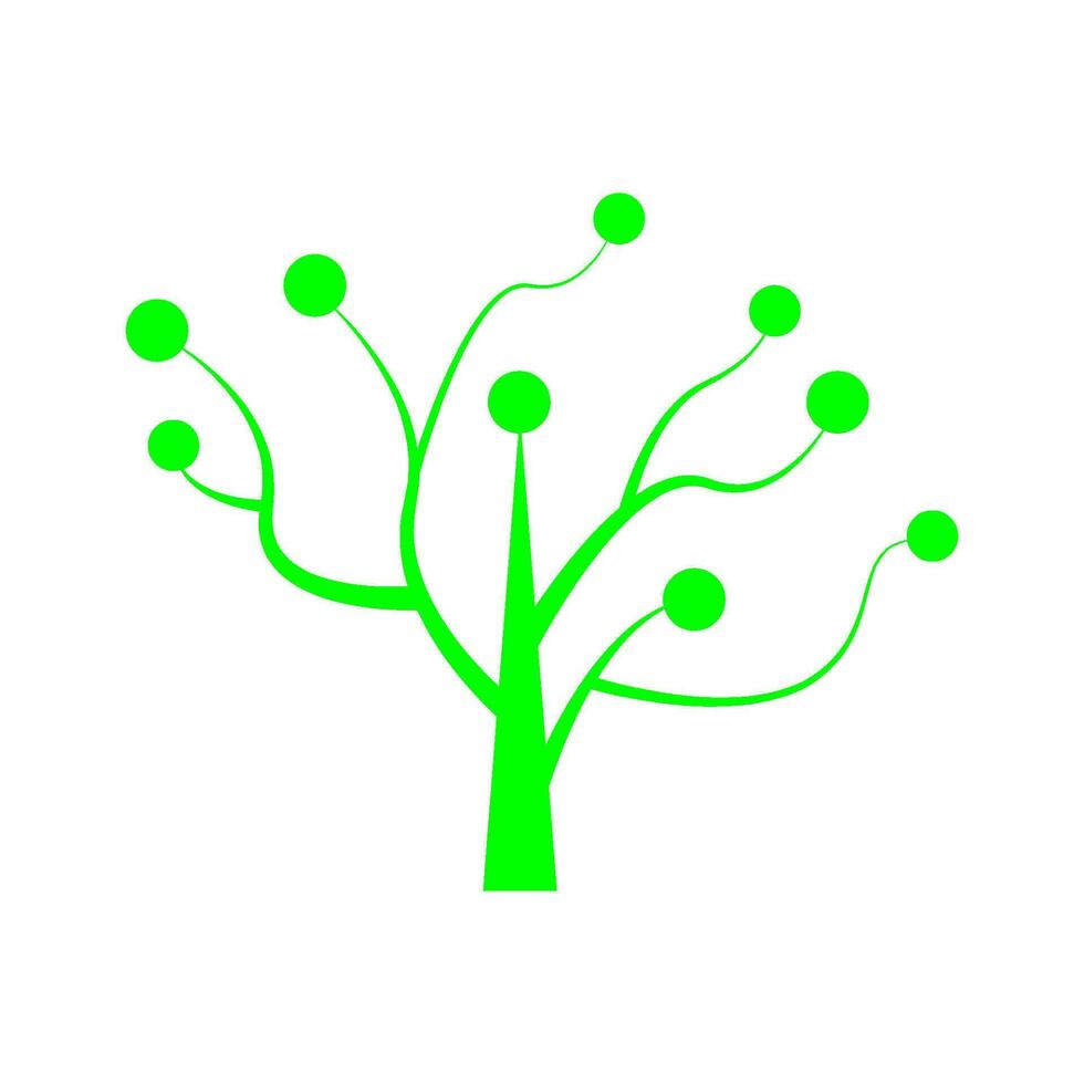 vector de ilustración de icono de árbol