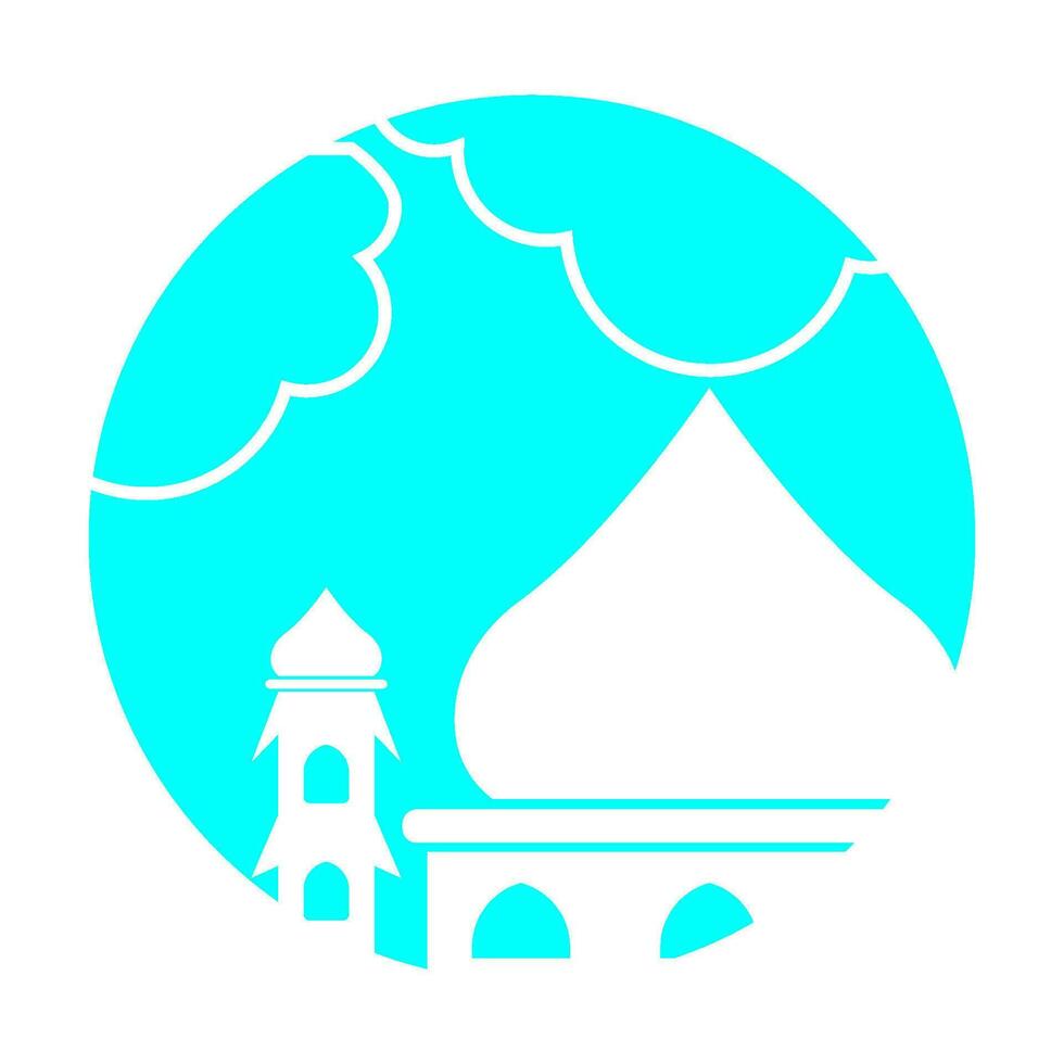 eid mubarak icon illustration vector