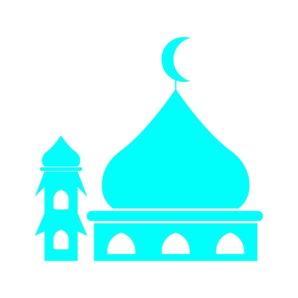 eid mubarak icon illustration vector