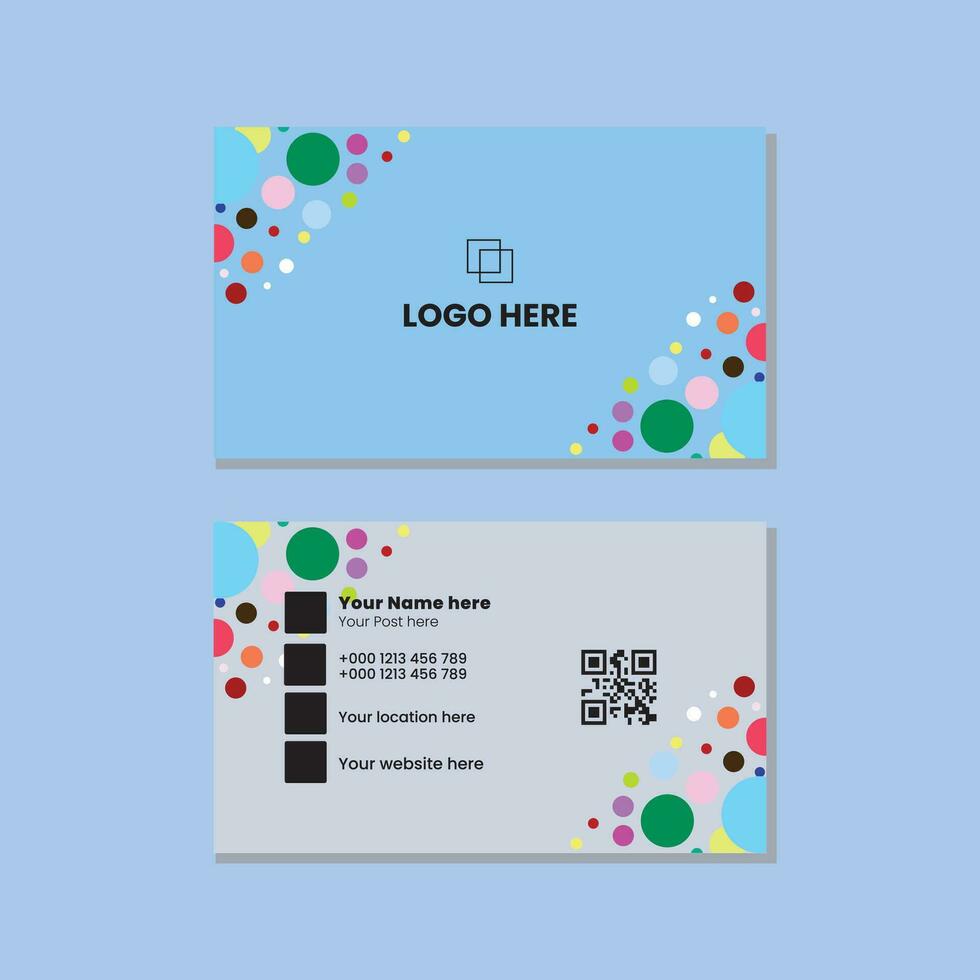 Business card Design vector