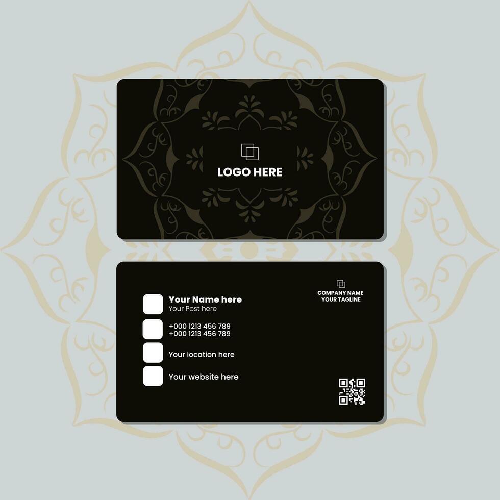 Business card Design vector