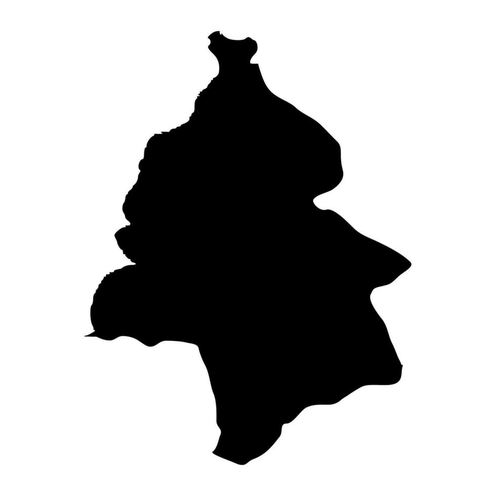 pamplemousses distrito mapa, administrativo división de mauricio vector ilustración.