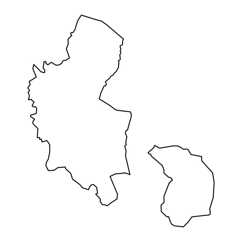 Triesenberg municipality map, administrative division of Liechtenstein. Vector illustration.