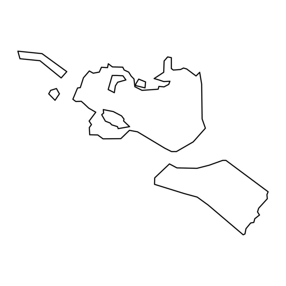 Planken municipality map, administrative division of Liechtenstein. Vector illustration.