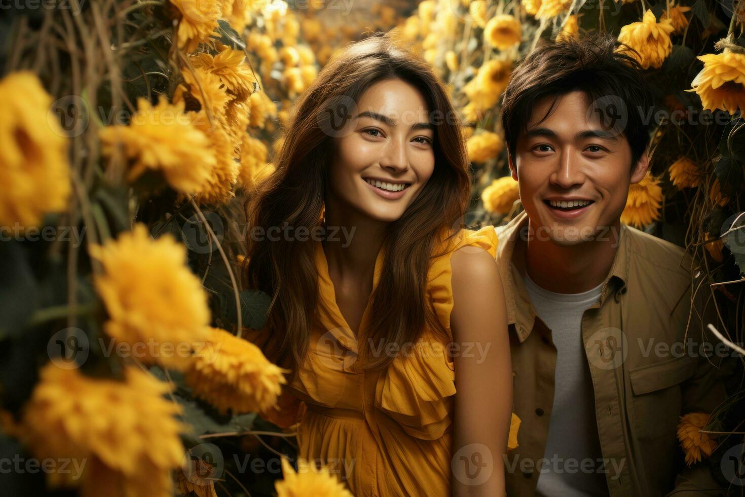 AI generated A couple exploration of love intricate pathways, valentine, dating and love proposal image photo