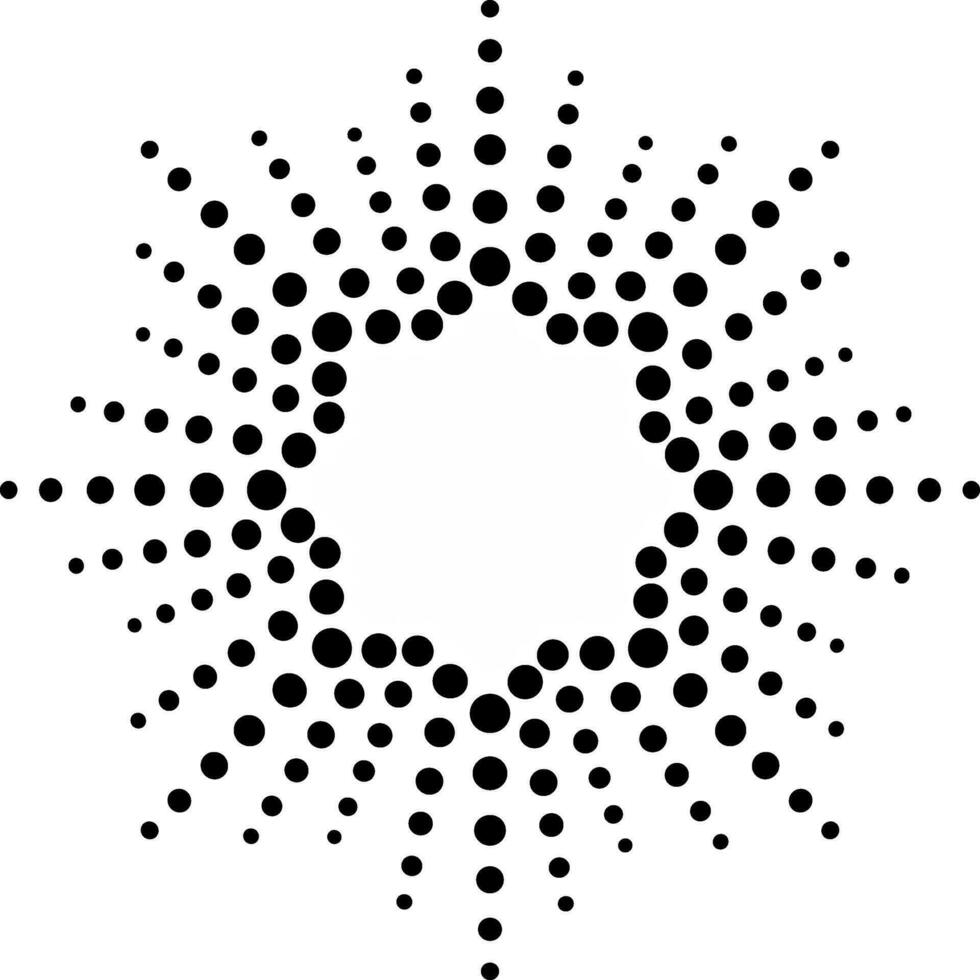 Icon of  dots making a beautiful composition. Modern color texture with futuristic concept vector
