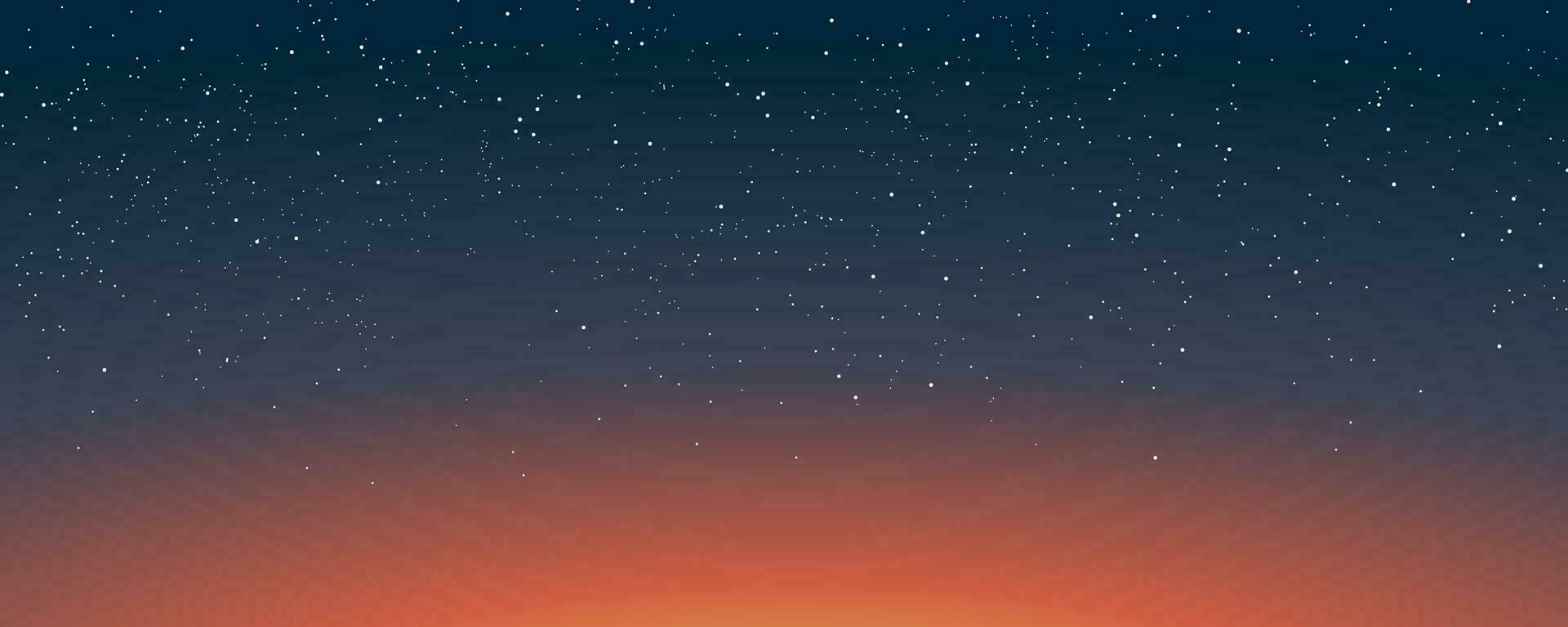 sky background with stars vector