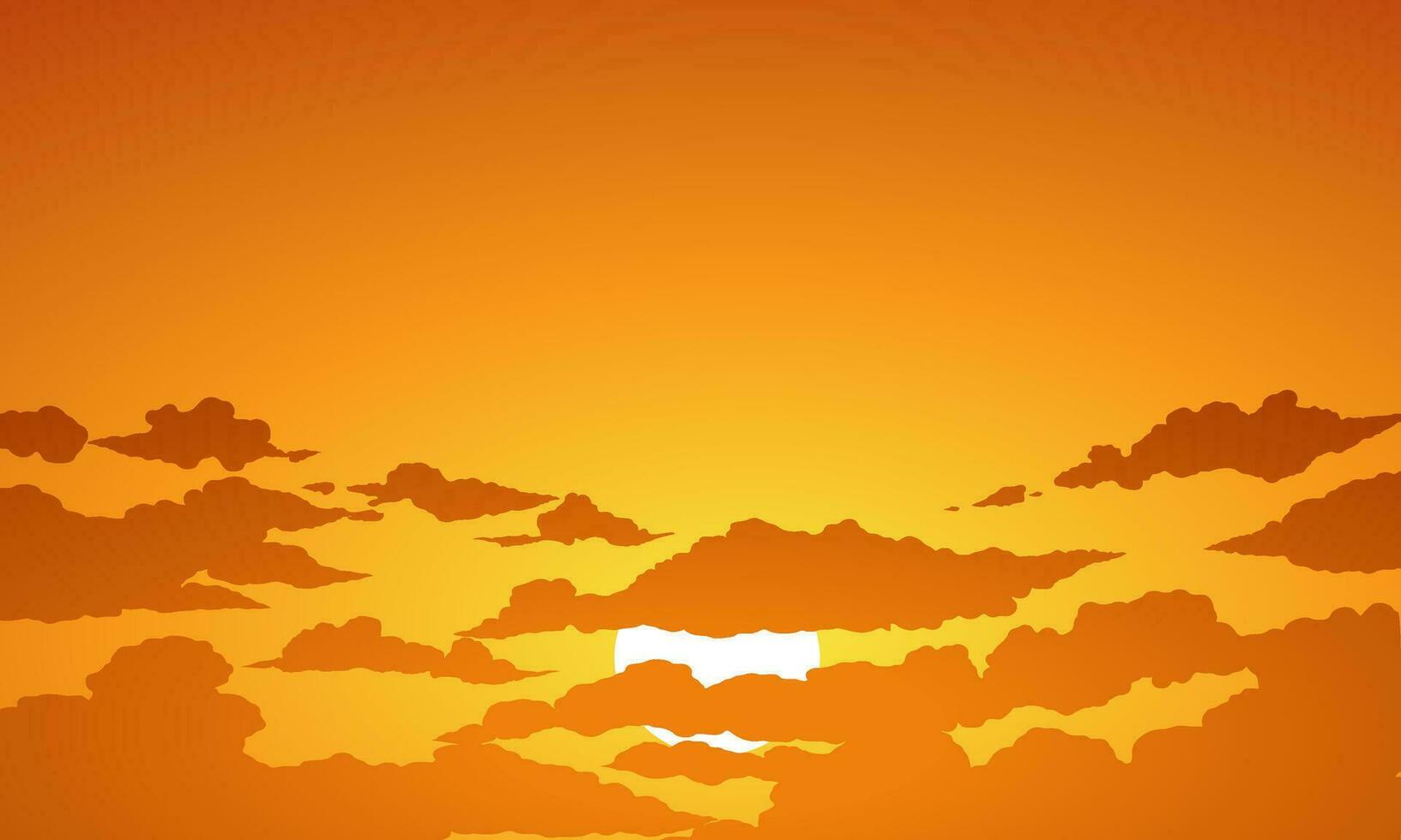 Sky at dusk vector