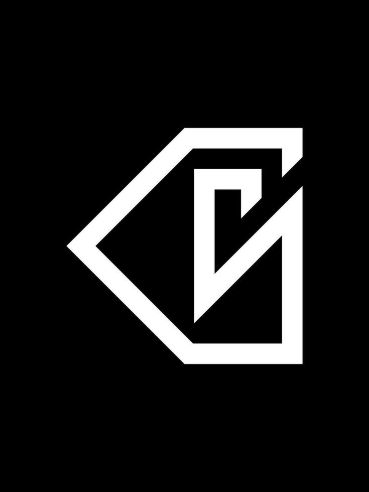 CS monogram logo template vector