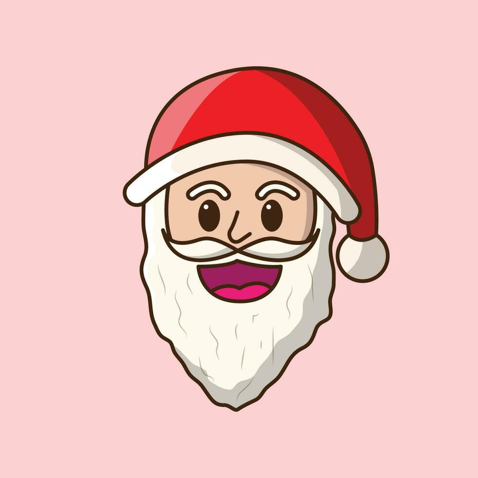 Little Santa Head vector