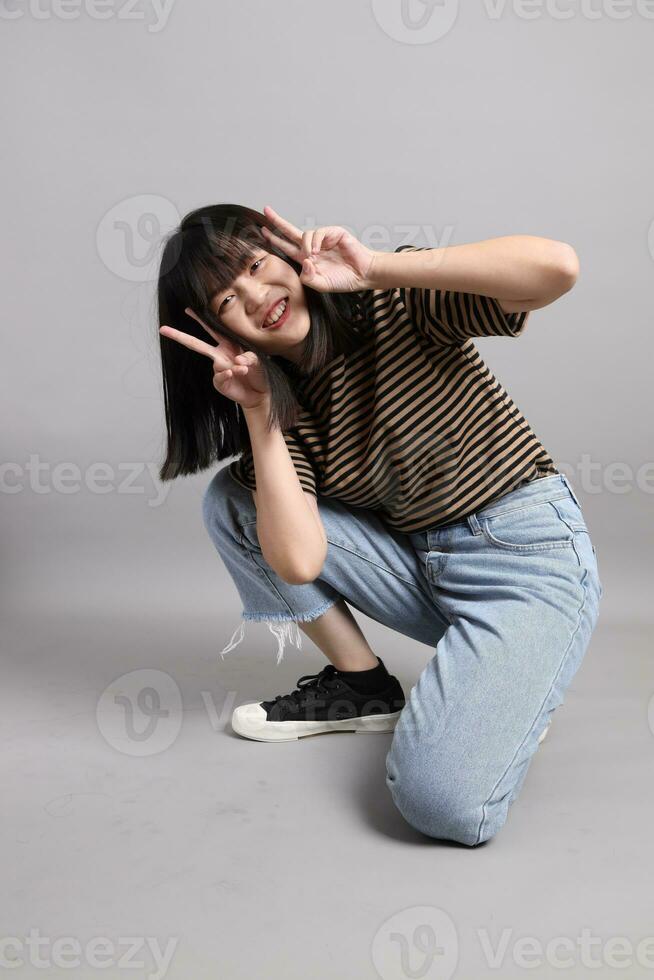 Cute Asian Woman photo