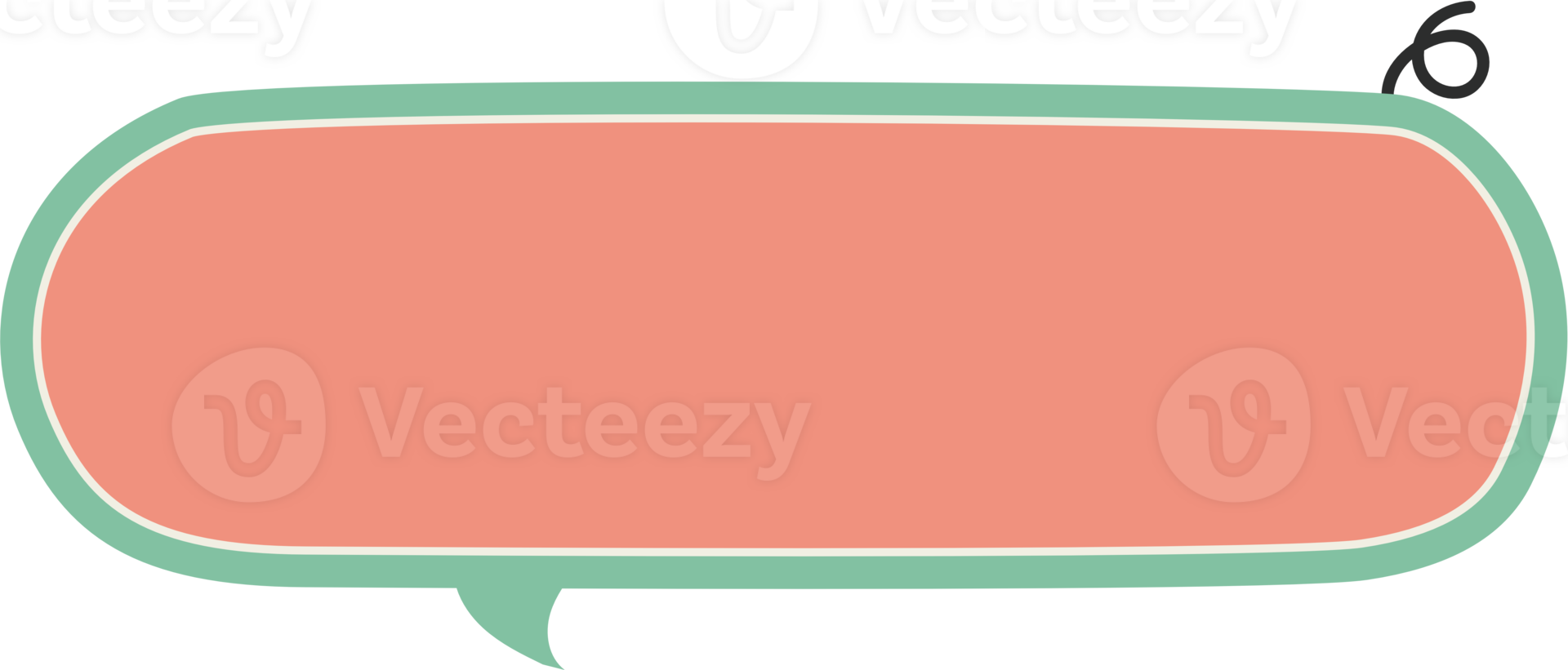 Watermelon speech bubble balloon icon sticker memo keyword planner text box banner, flat png transparent element design