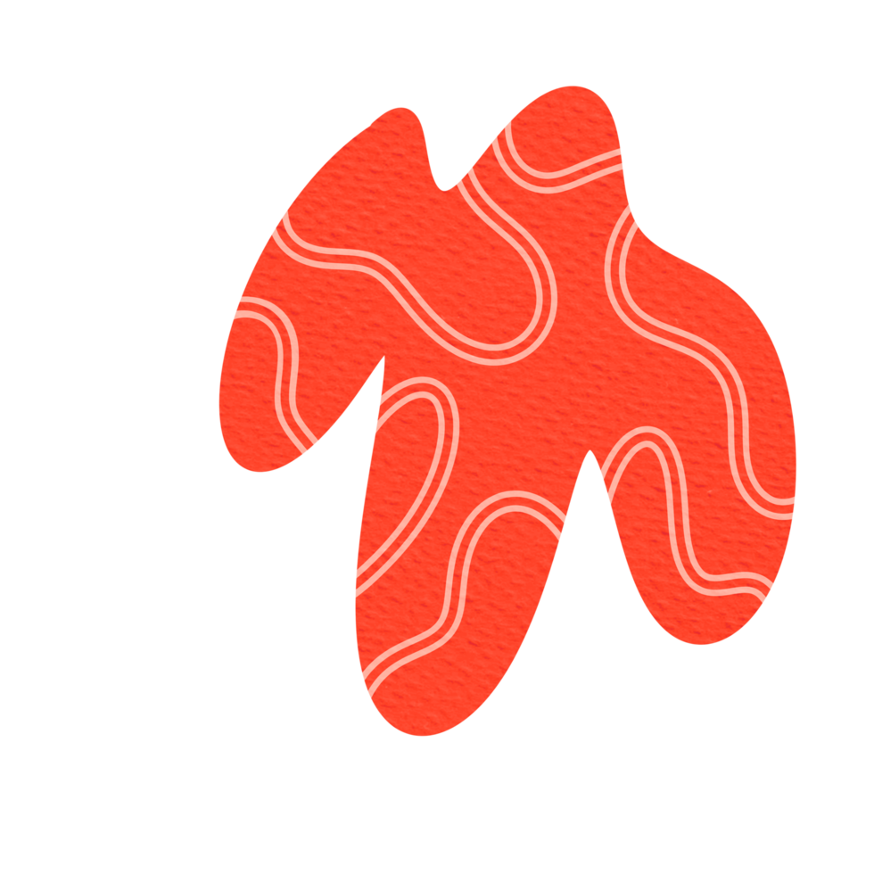 Abstract Blob Shape png