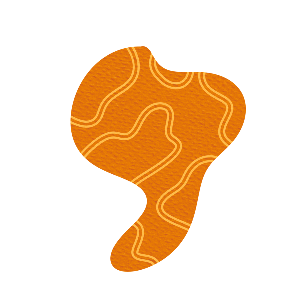 Abstract Blob Shape png