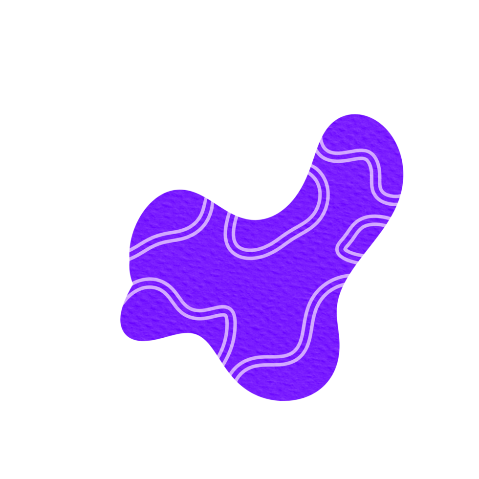 Abstract Blob Shape png