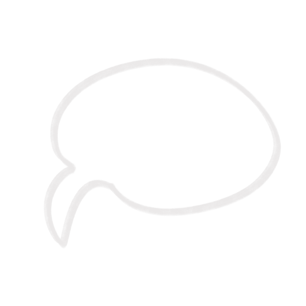 speech bubble line png