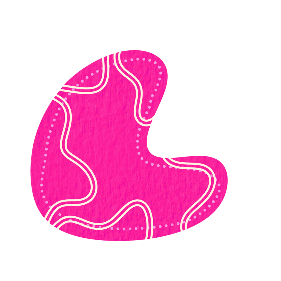 Abstract Blob Shape png