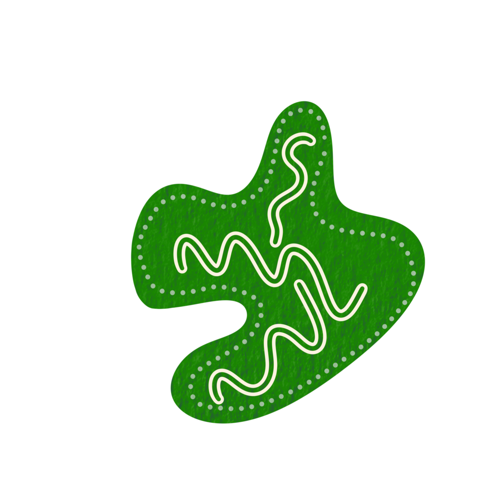 Abstract Blob Shape png