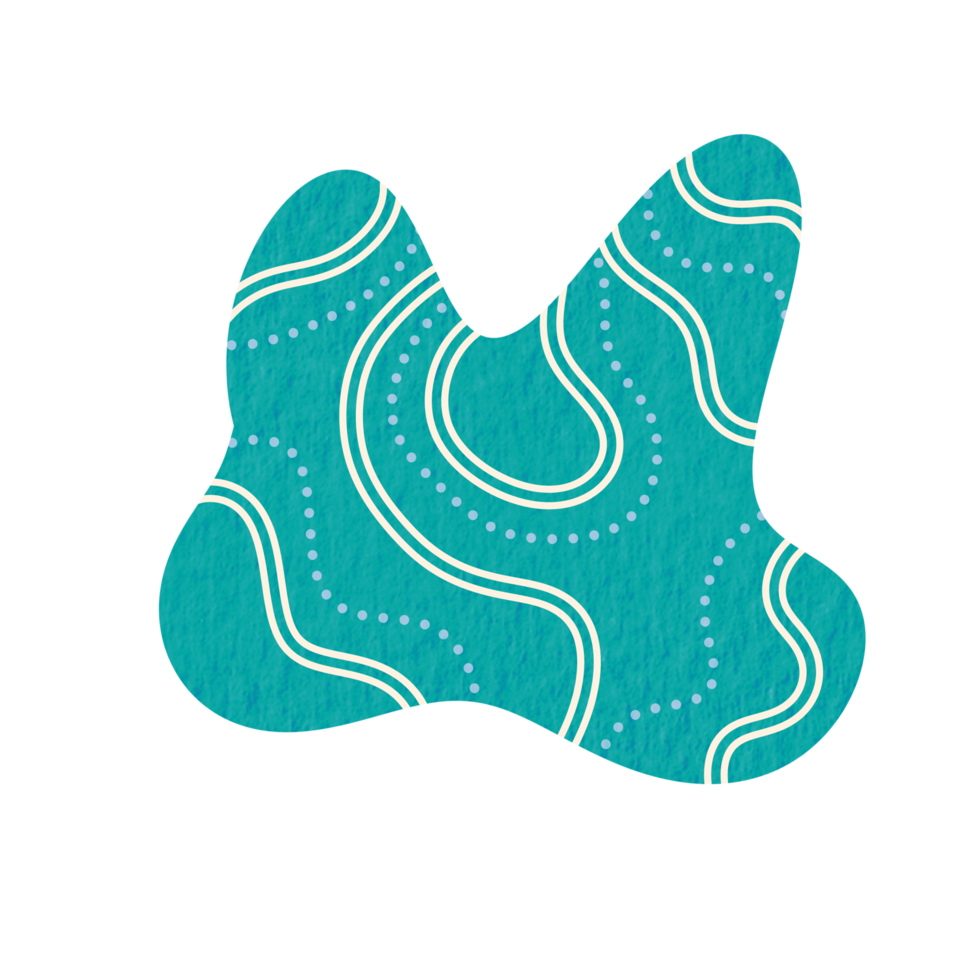 Abstract Blob Shape png