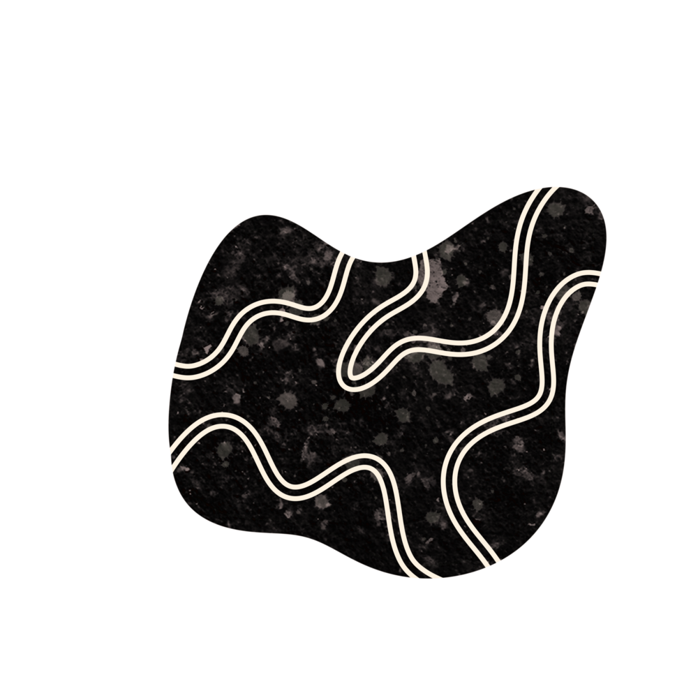 Blob With Grainy Texture png