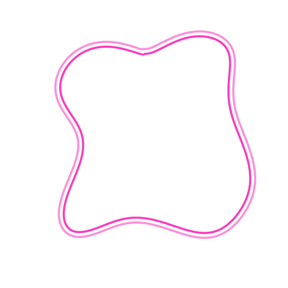 Pink Line Blob png