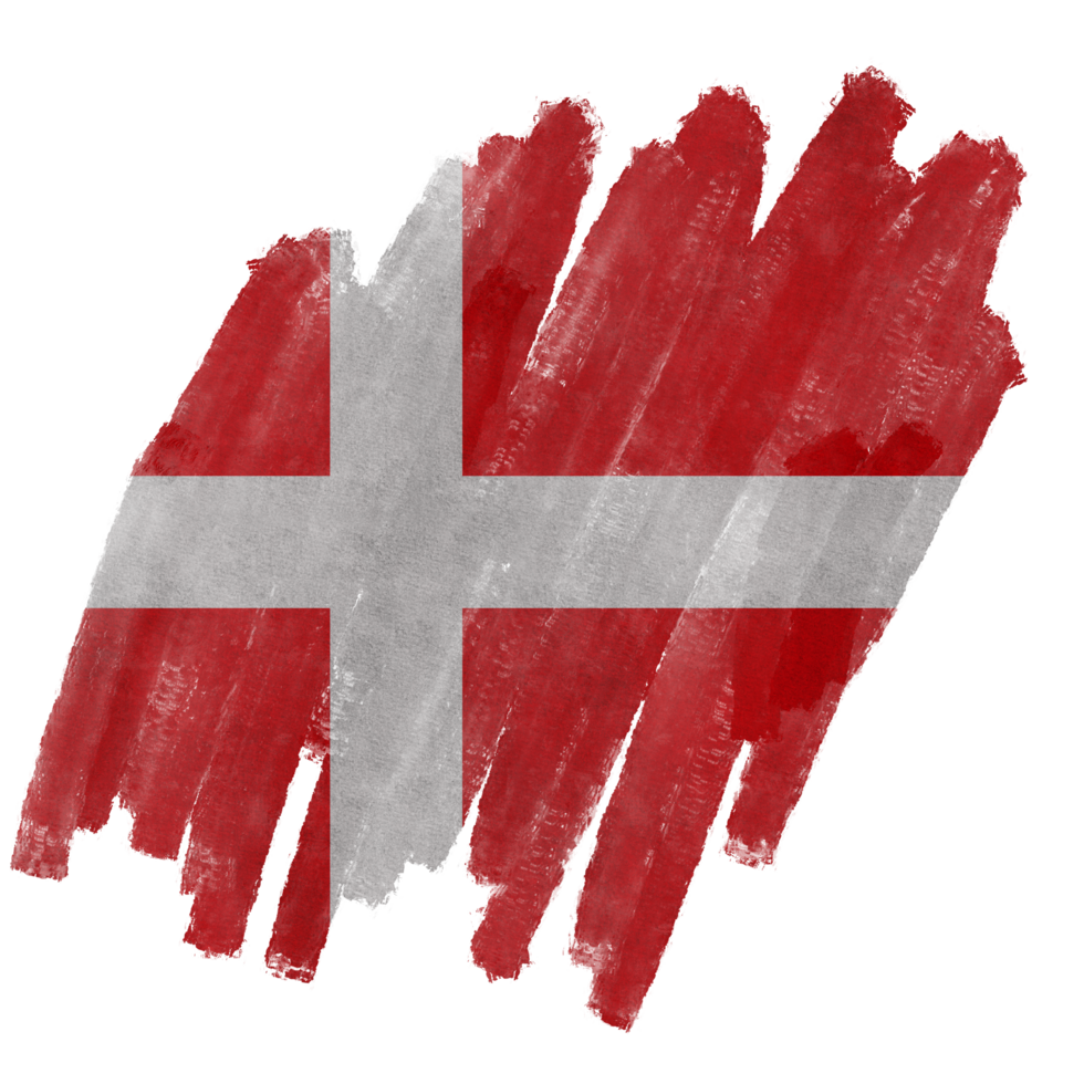 Denmark Flag Texture Brush png