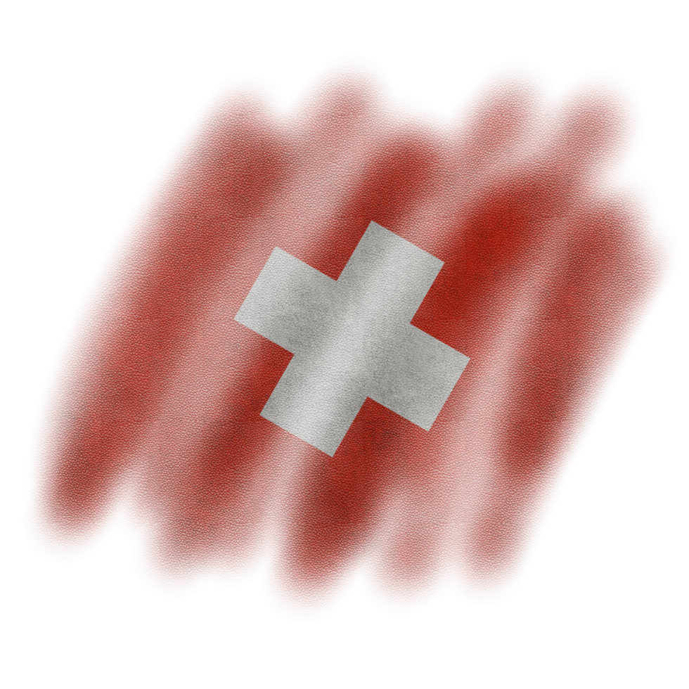Switzerland Brush Flag png