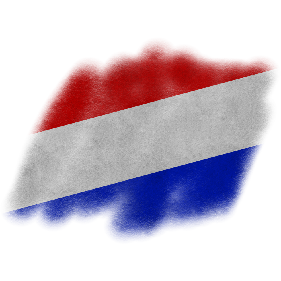 Netherlands Brush Flag png