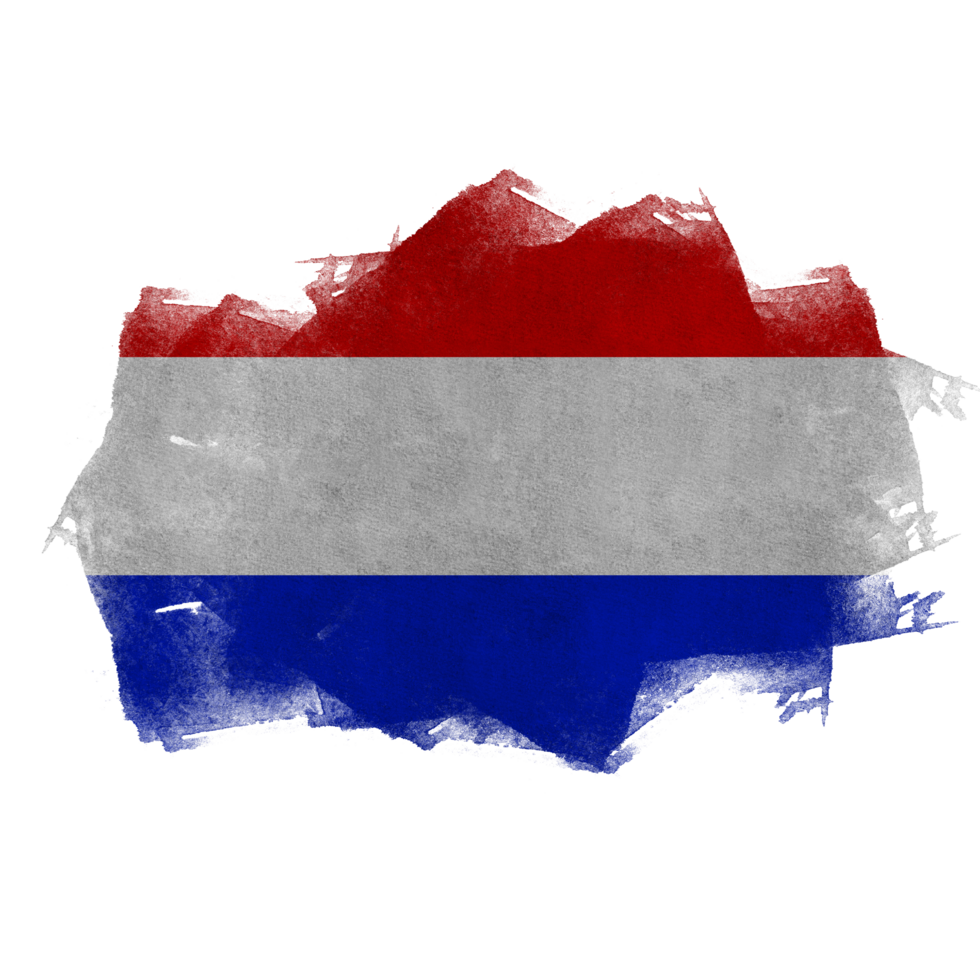 Netherlands Brush Flag png
