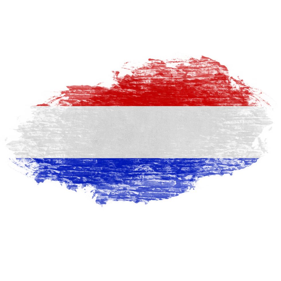 Netherlands Brush Flag png