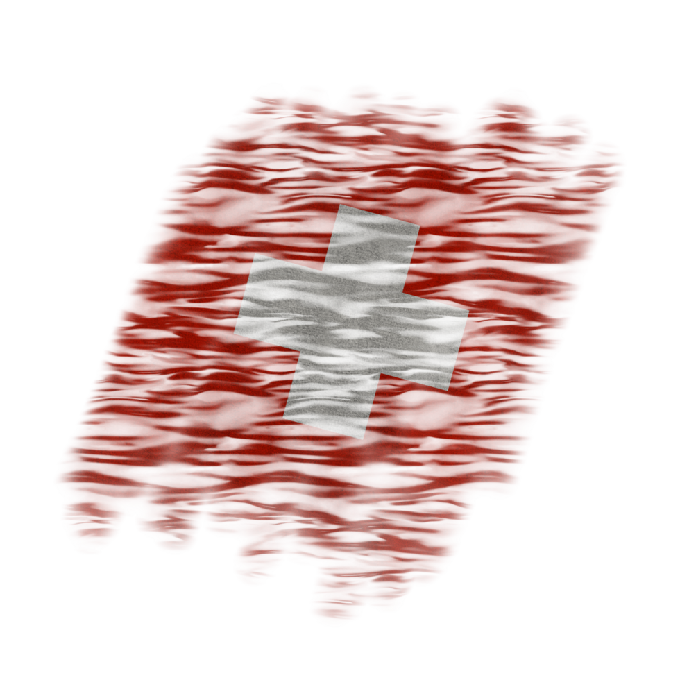 Switzerland Brush Flag png
