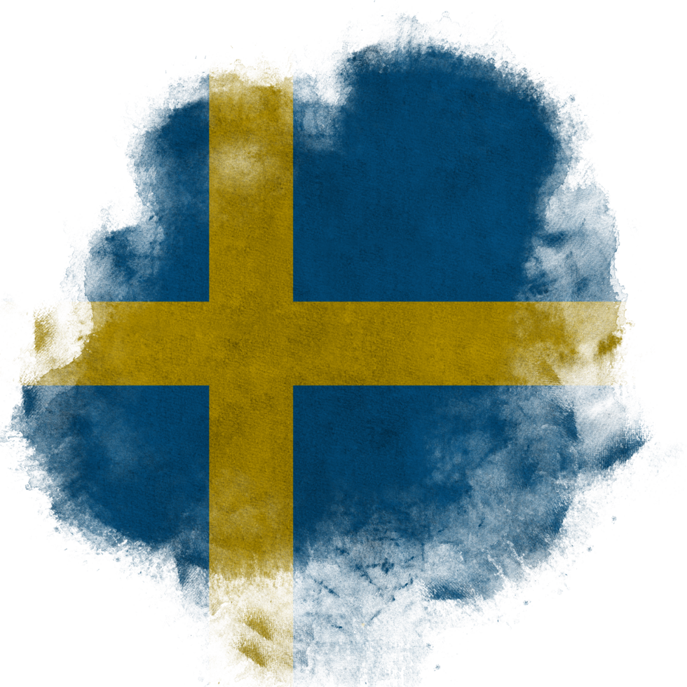 Suecia cepillo bandera png