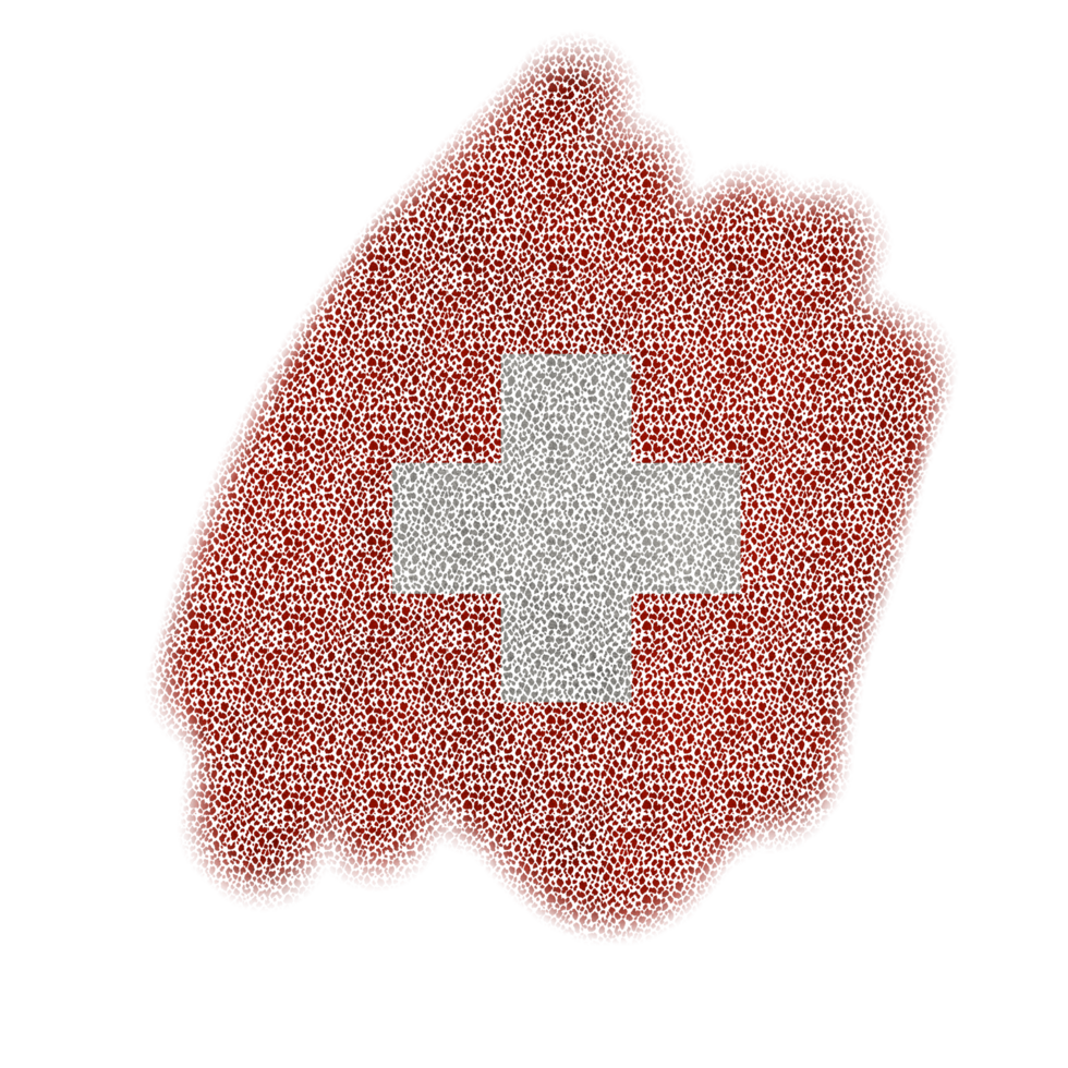 Switzerland Brush Flag png
