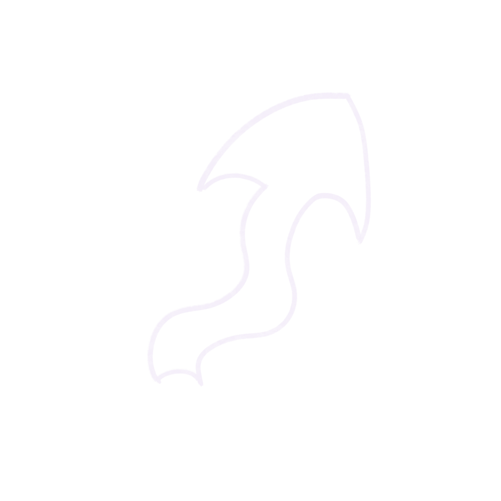 Minimalist Cartoon Arrow png