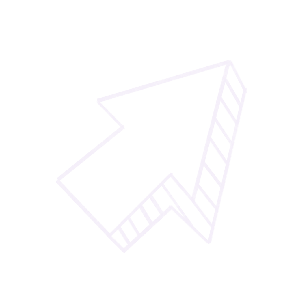 Minimalist Cartoon Arrow png