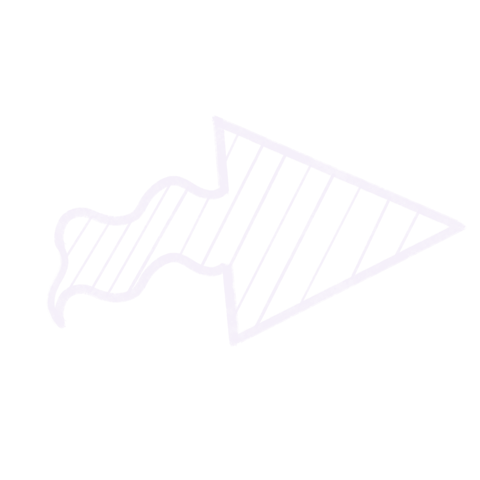 Minimalist Cartoon Arrow png