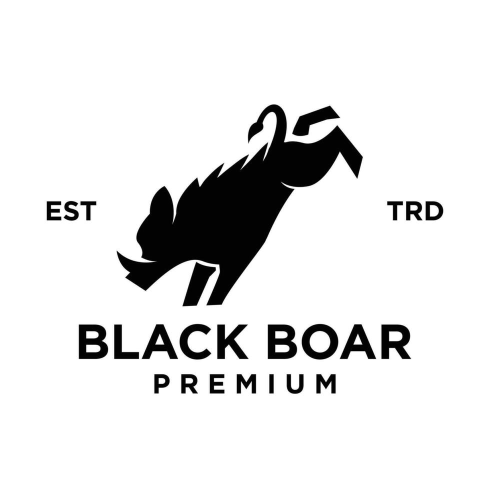 Boar logo icon design illustration vector