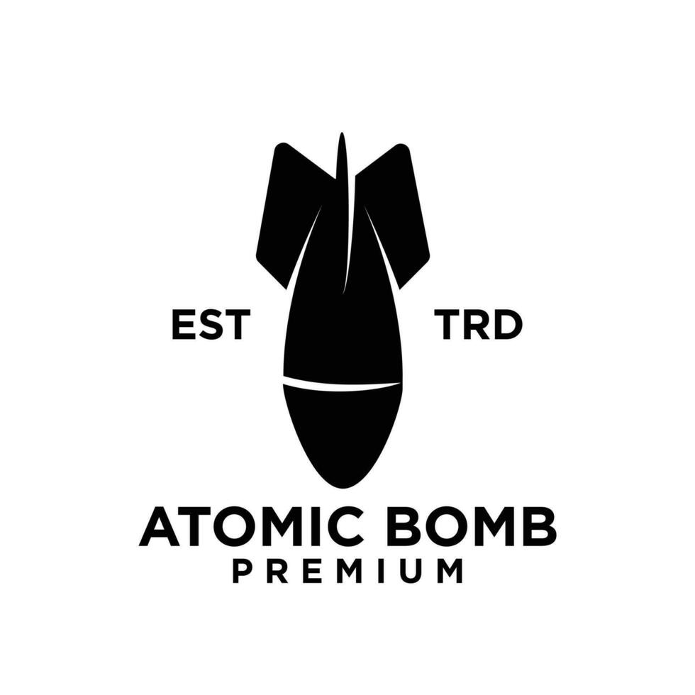 Atomic Bomb Logo icon design illustration vector