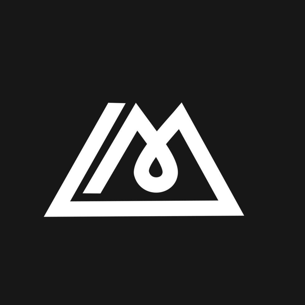 Lm initial Letter logo icon design vector