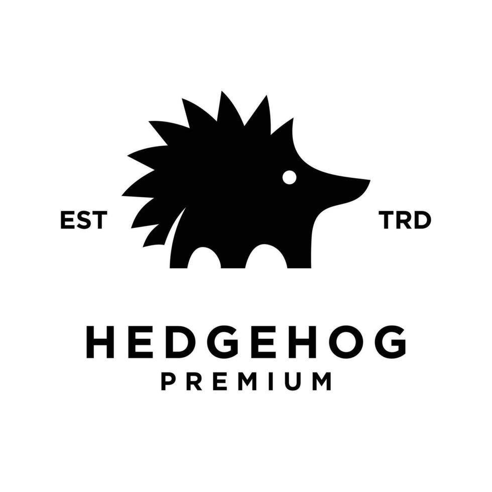 Hedgehog Logo icon design illustration vector