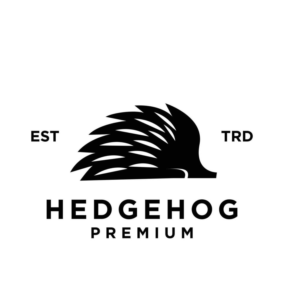 Hedgehog Logo icon design illustration vector